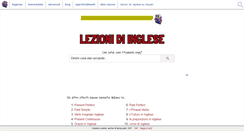 Desktop Screenshot of lezionidinglese.net